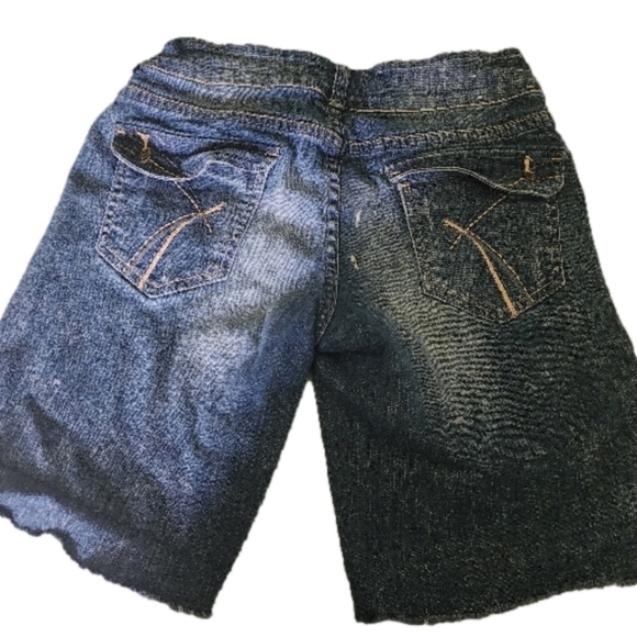 Delia Reese Bermuda Jean Short Distressed Size 5/6 - Picture 2 of 8